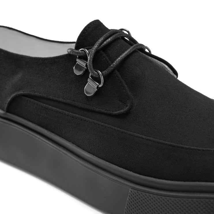 Suede Loafer for Effortless Style - Black