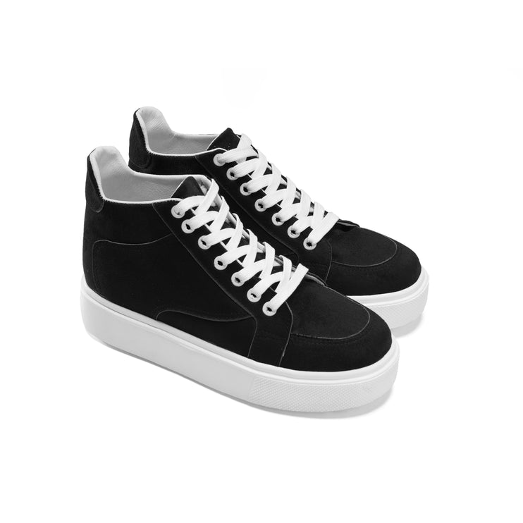 Suede Sneakers for Everyday Comfort - Black