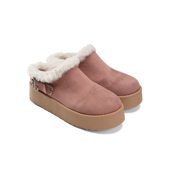 Textured Clogs with a Sophisticated Edge - Pink