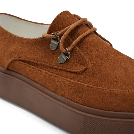 Suede Loafer for Effortless Style - Brown