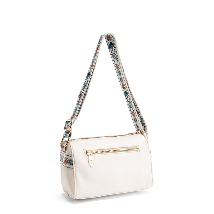 Boho-Inspired Shoulder Bag - OffWhite