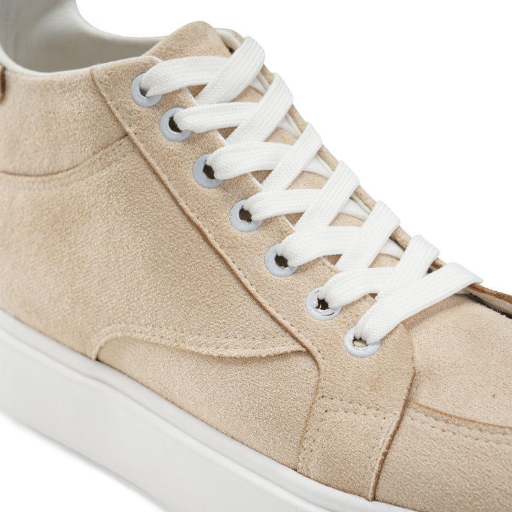 Suede Sneakers for Everyday Comfort - Beige