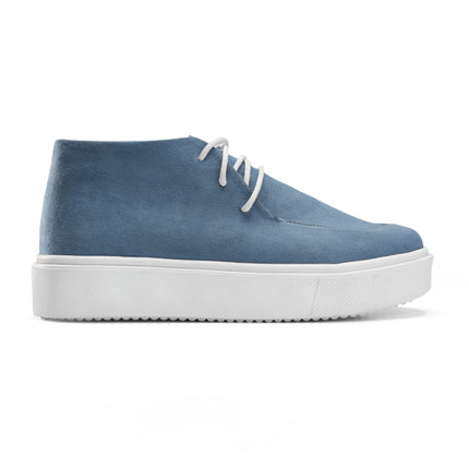 Casual Suede Shoes with a Modern Twist - Blue