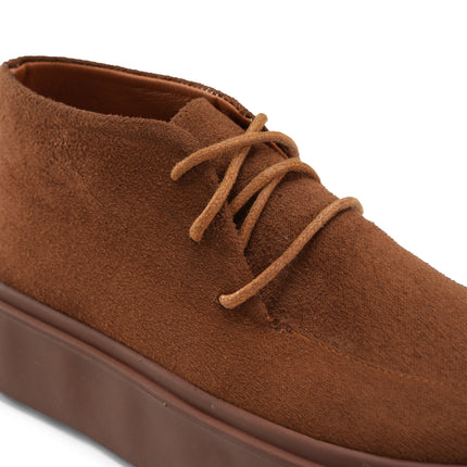 Casual Suede Shoes with a Modern Twist - Brown