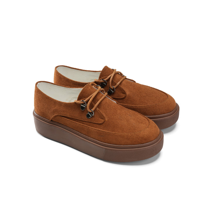 Suede Loafer for Effortless Style - Brown