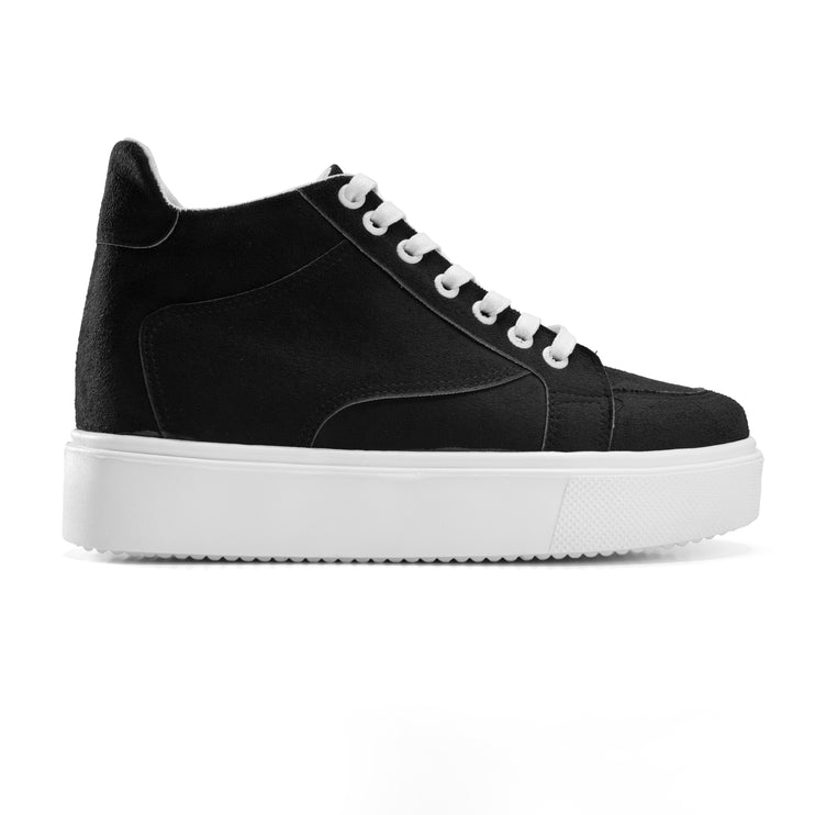 Suede Sneakers for Everyday Comfort - Black