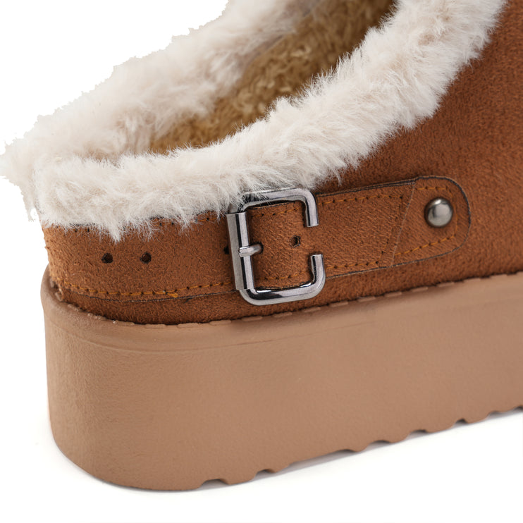 Textured Clogs with a Sophisticated Edge - Brown