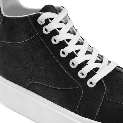 Suede Sneakers for Everyday Comfort - Black