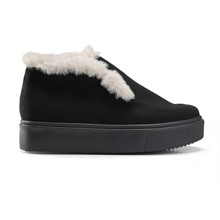 Fur Boot for a bold look - Black