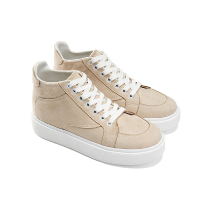 Suede Sneakers for Everyday Comfort - Beige