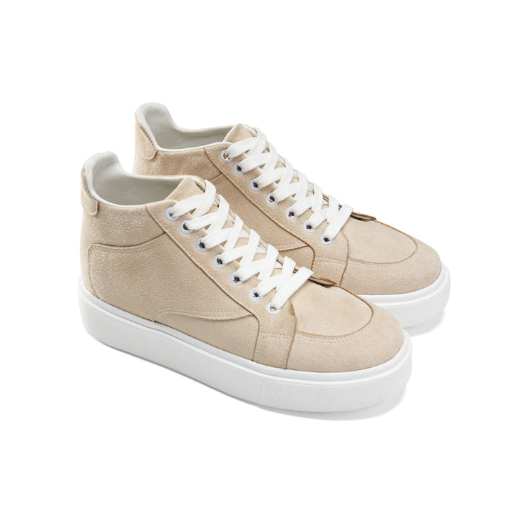 Suede Sneakers for Everyday Comfort - Beige