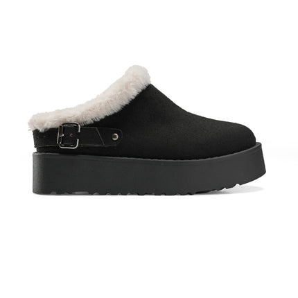 Textured Clogs with a Sophisticated Edge - Black