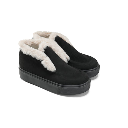 Fur Boot for a bold look - Black