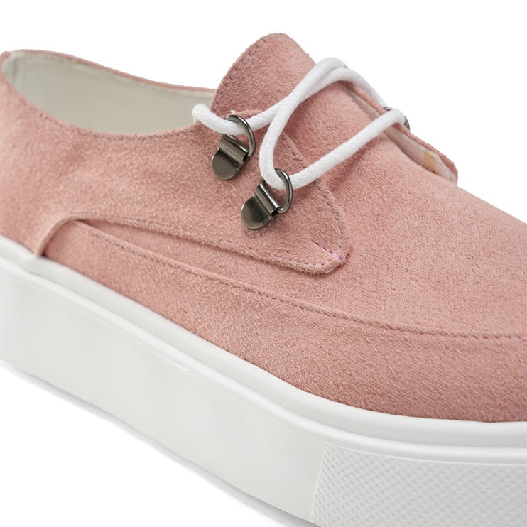 Suede Loafer for Effortless Style - Pink