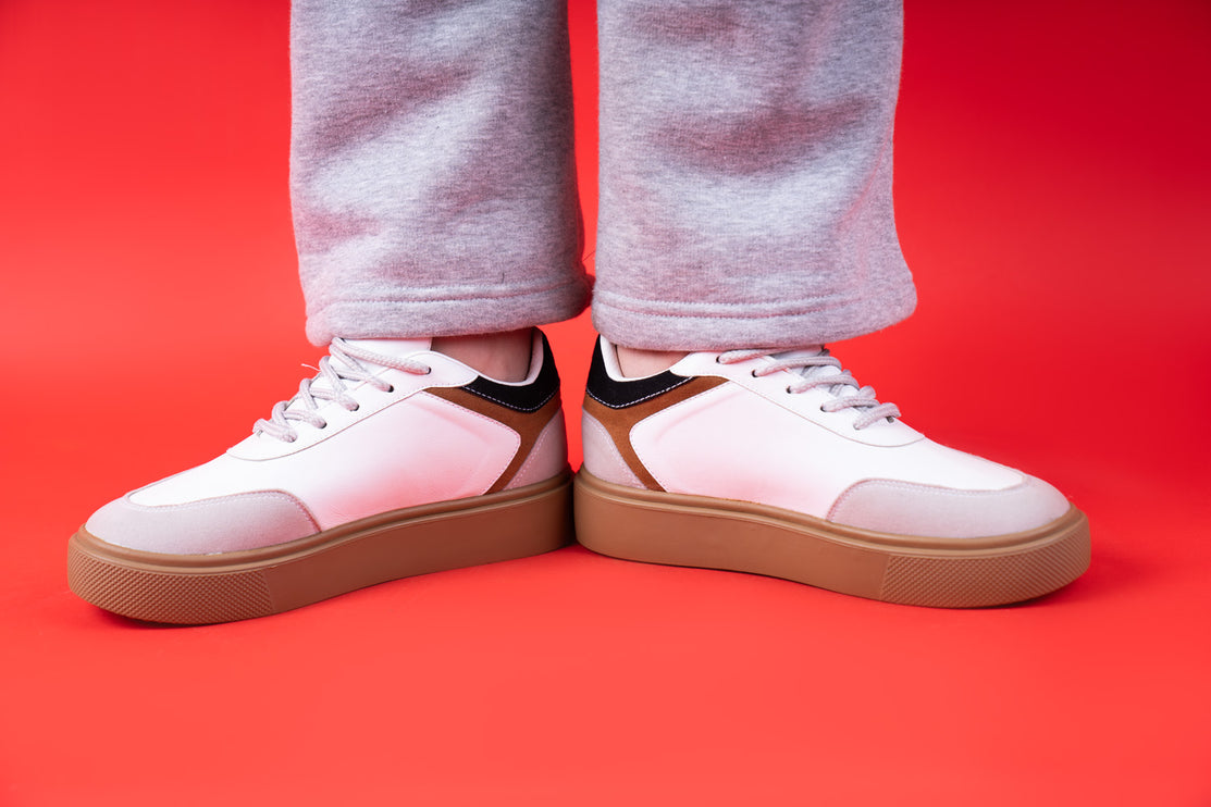 Quoca | Lace Up Sneakers - Beige