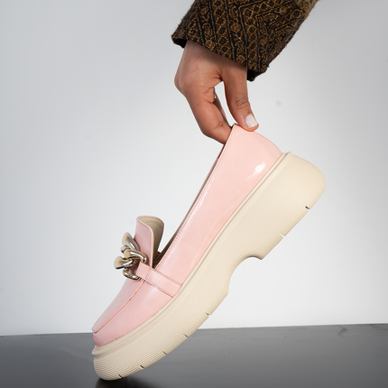 Pastel Dreams Slip Loafers | Pink