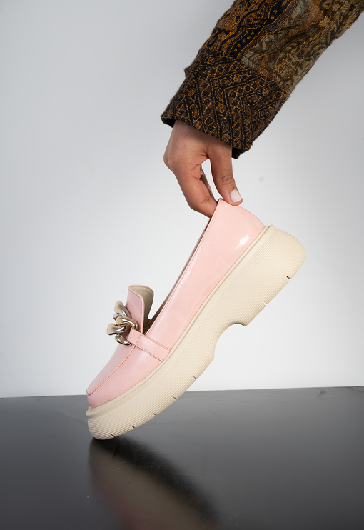 Pastel Dreams Slip Loafers | Pink