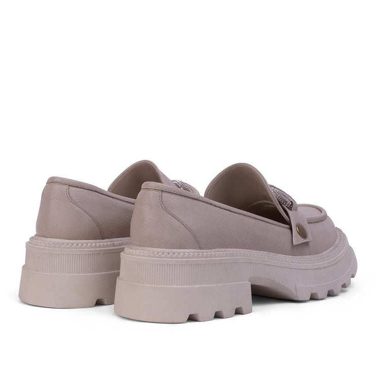 Core Slip Loafers | Beige