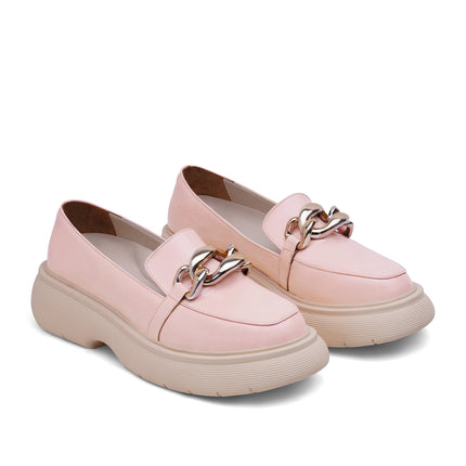 Pastel Dreams Slip Loafers | Pink