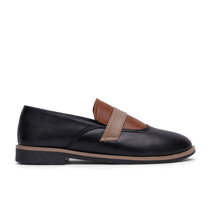 Savannah Stroll Flats | Black-Camel