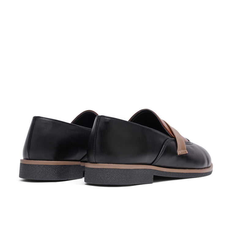 Savannah Stroll Flats | Black-Camel