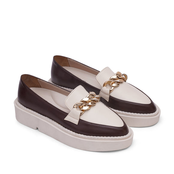 Mosaic Step Flats | Brown-Beige