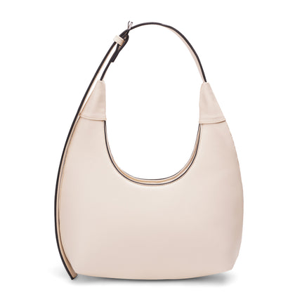 Chicac | Faux Leather Hobo Bag - Beige