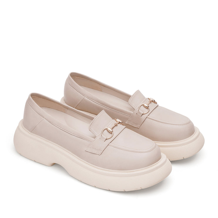 Urban Bliss Slip Loafers | Beige