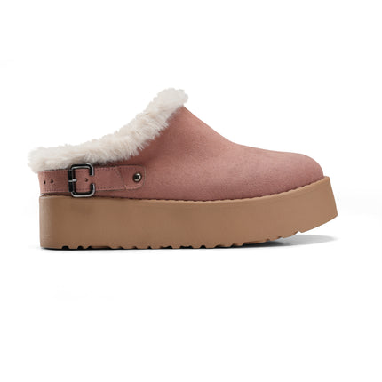 Textured Clogs with a Sophisticated Edge - Pink