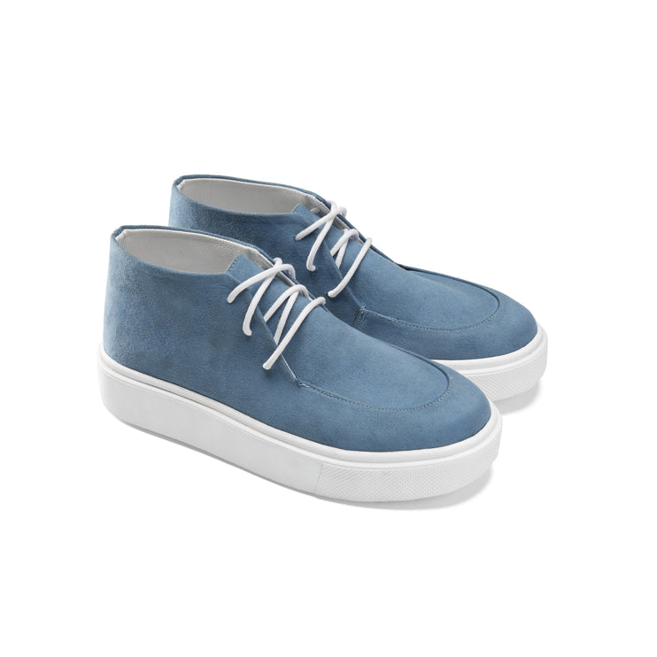 Casual Suede Shoes with a Modern Twist - Blue