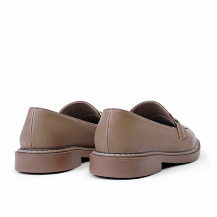 Exell | Premium Flat Shoes - Cafe & Camel