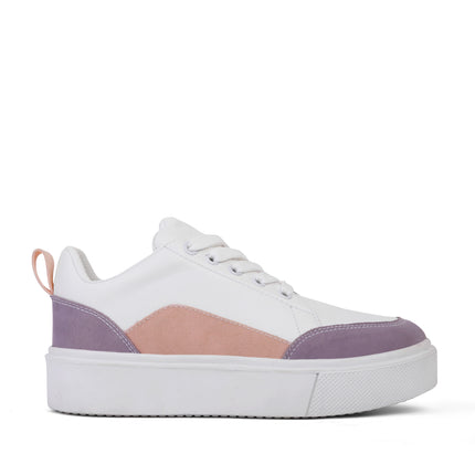 Curve | Lace Up Sneakers - Purple